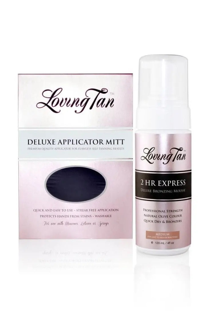 2 Hr Express Mousse - medium Combo Set Loving Tan