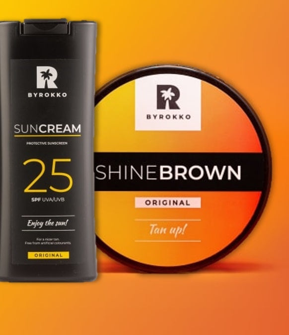 Shine Brown & SPF 25 Combo BYROKKO