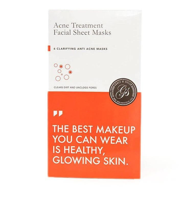 Acne Treatment Facial Sheet Masks grace & stella