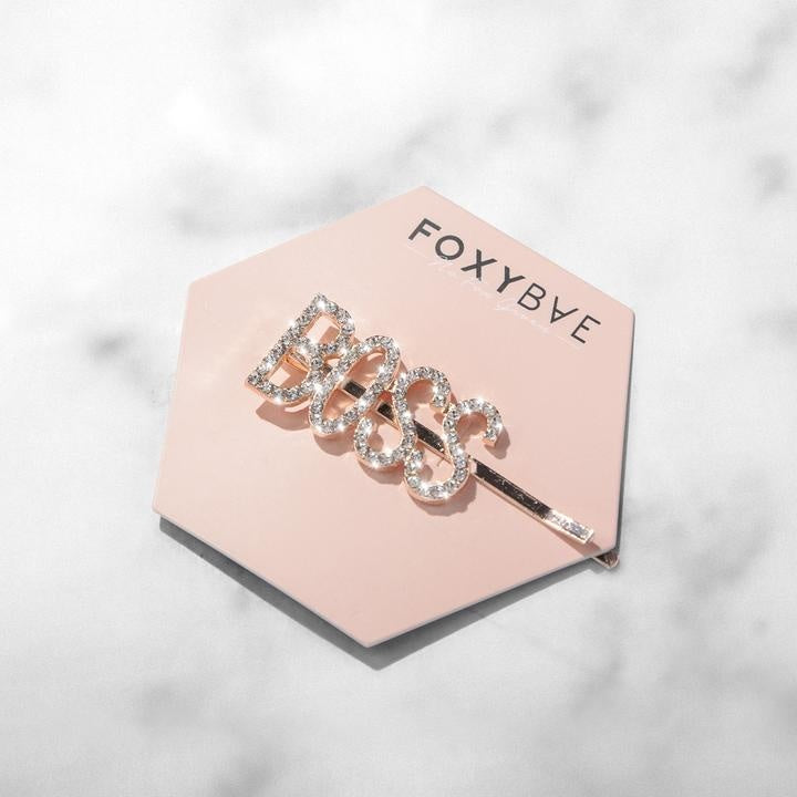 Rose Gold Hair Pin - Boss FOXYBAE