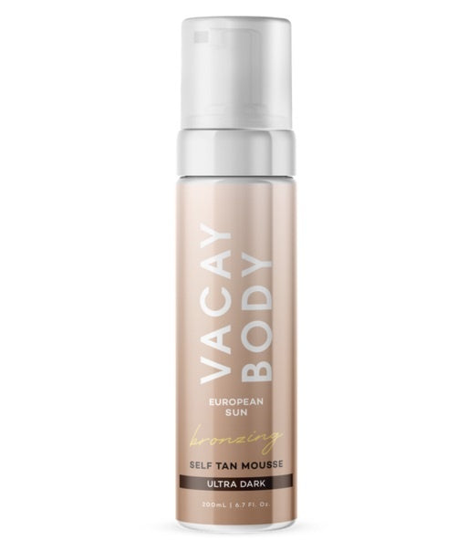 Ultra Dark Self Tanning Mousse 200ml VACAY BODY