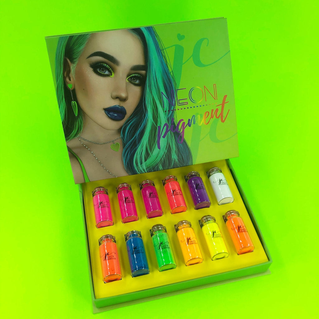 Neon Pigment Box Jacy Cosmetics