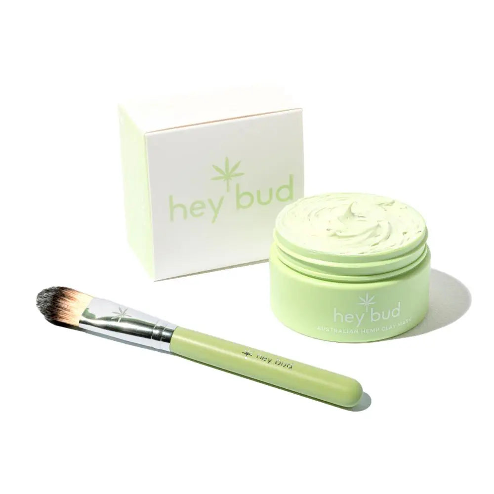 Australian Hemp Clay Mask Set Hey Bud Skincare