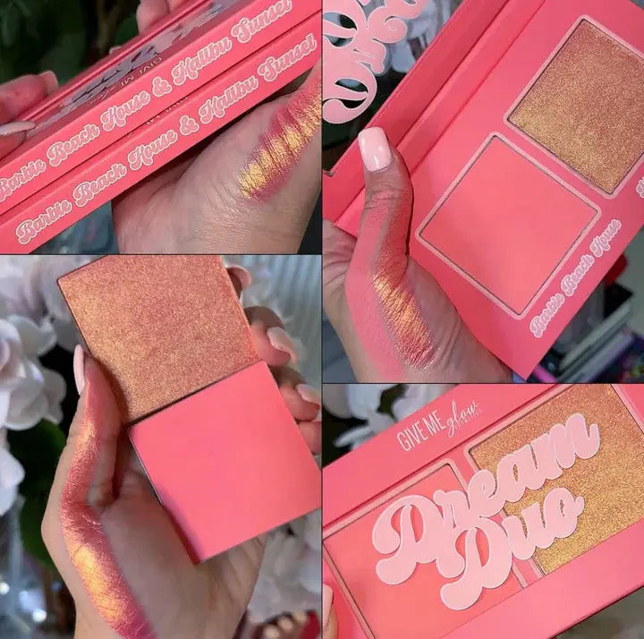 BARBIE BEACH HOUSE | MALIBU SUNSET DREAM DUO GIVE ME GLOW Cosmetics