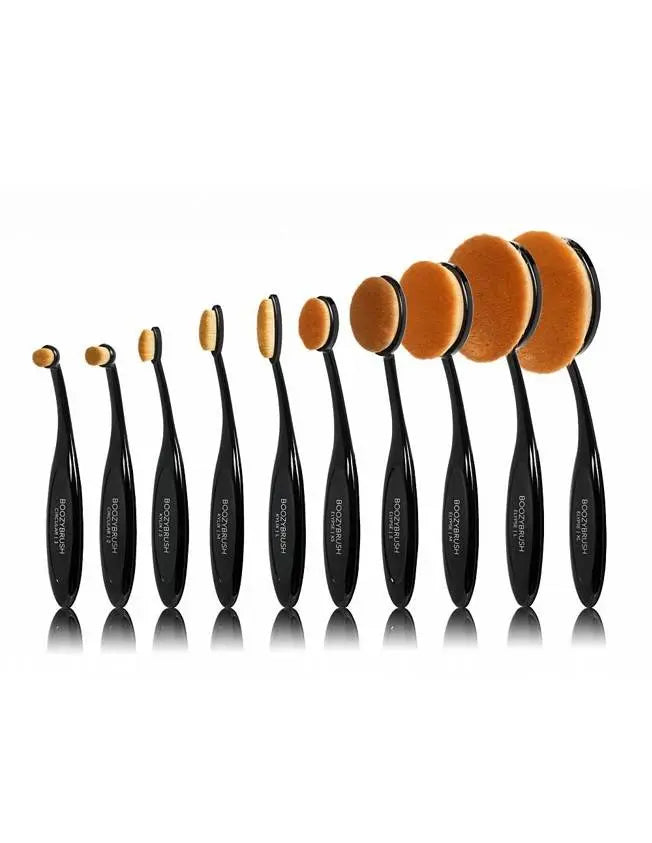 Boozy Cosmetics 10er Black Oval Brush Set Boozy Cosmetics