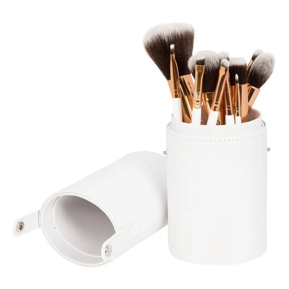 Boozy Cosmetics Oval Brush Cup Holder White Boozy Cosmetics