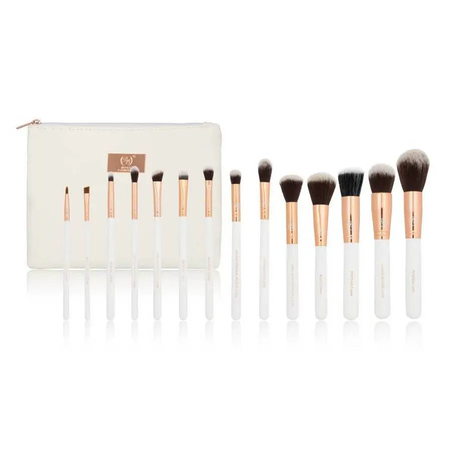 Boozy Cosmetics Rose Gold 14 pcs Brush Starter Set Boozy Cosmetics