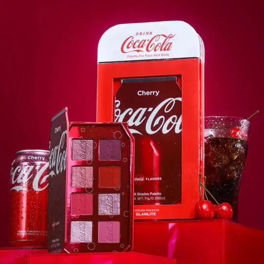 Coca-Cola & Glamlite Cherry Palette Glamlite