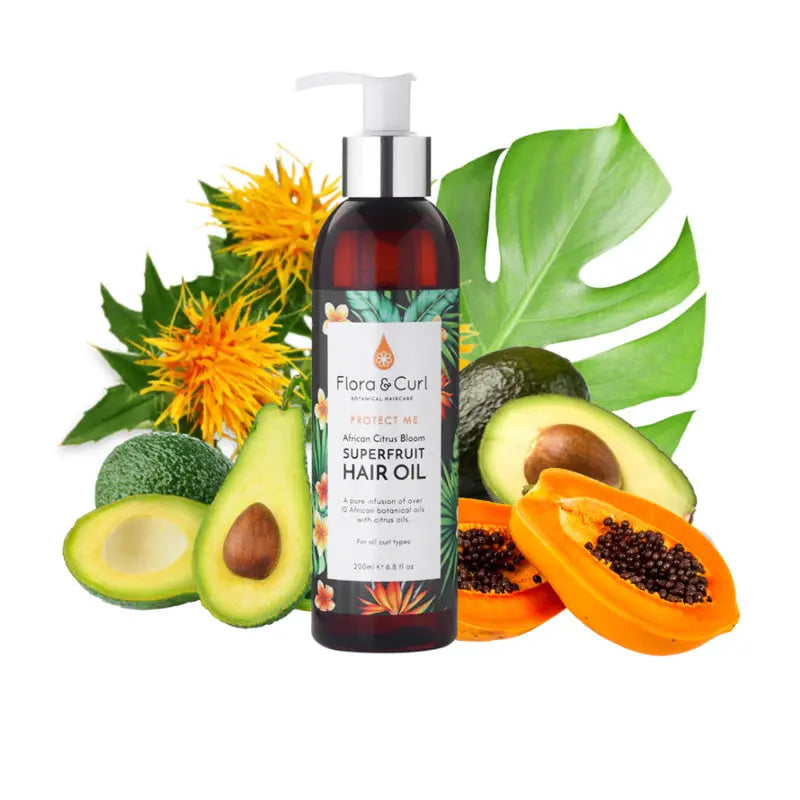 Flora & Curl - African Citrus Superfruit Hair Oil Flora & Curl