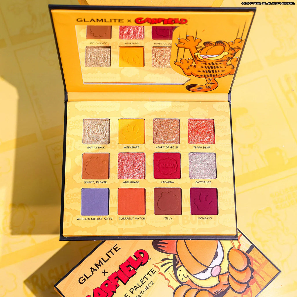 GARFIELD X GLAMLITE FACE PALETTE Glamlite