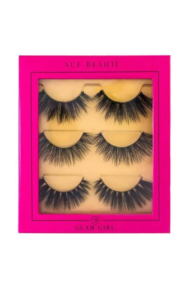 Glam Girl Eyelash Trio Ace Beauté