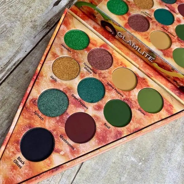 Glamlite Pizza Slice Palette - Veggie Lovers Glamlite