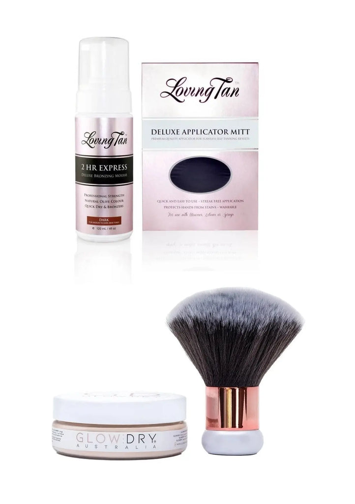 GlowDry™ & Loving Tan Combo - Dark GlowDry