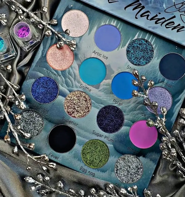 Ice Maiden eyeshadow palette Beauty Moon Cosmetics