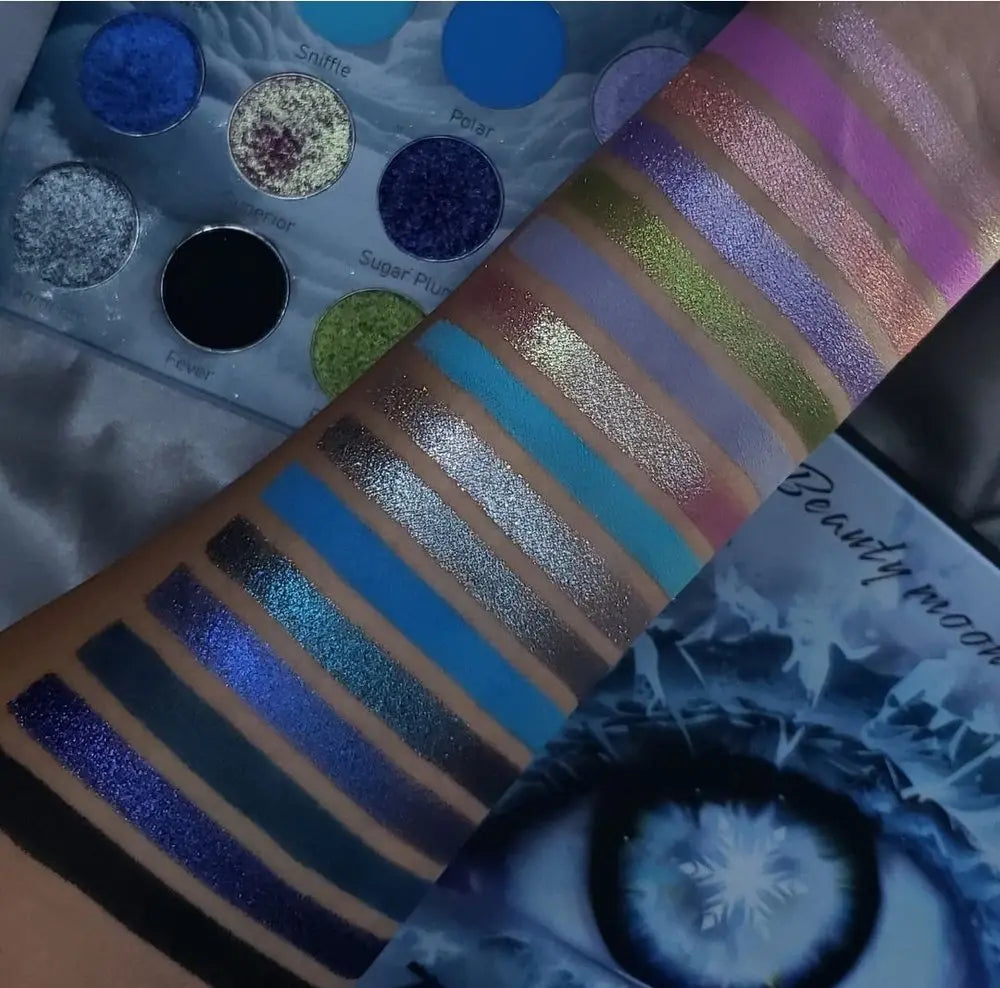 Ice Maiden eyeshadow palette Beauty Moon Cosmetics