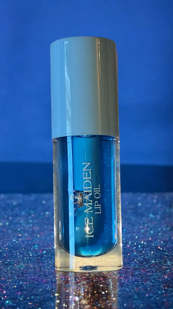 Ice Maiden flavoured lip oil - blueberry Beauty Moon Cosmetics