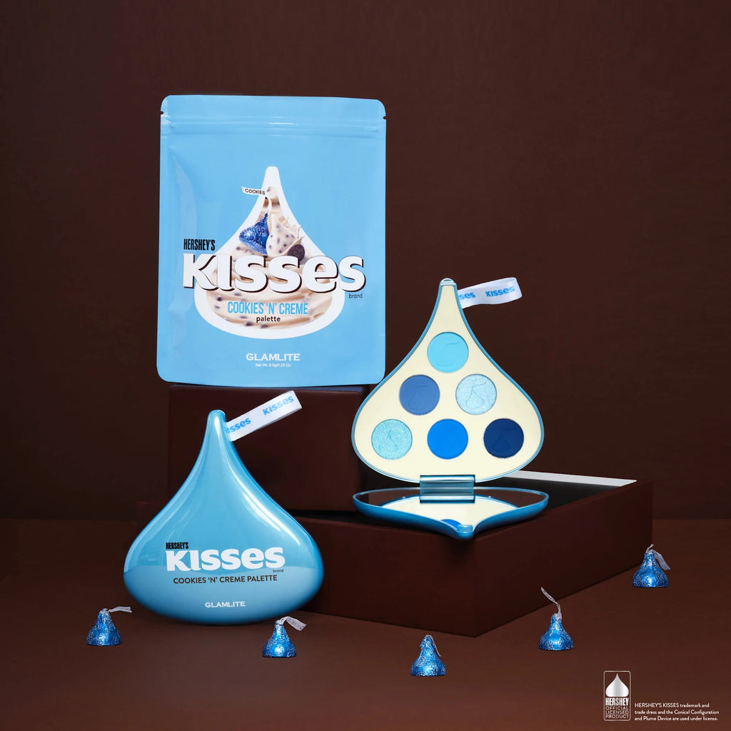 Hershey's Kisses X Glamlite Cookies 'N' Creme Glamlite