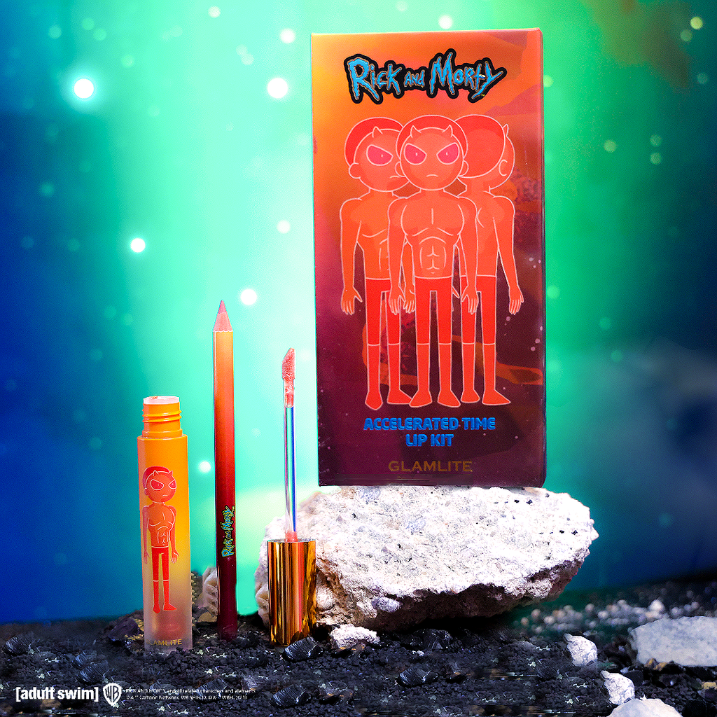 RICK & MORTY ACCELERATED TIME LIP KIT Glamlite