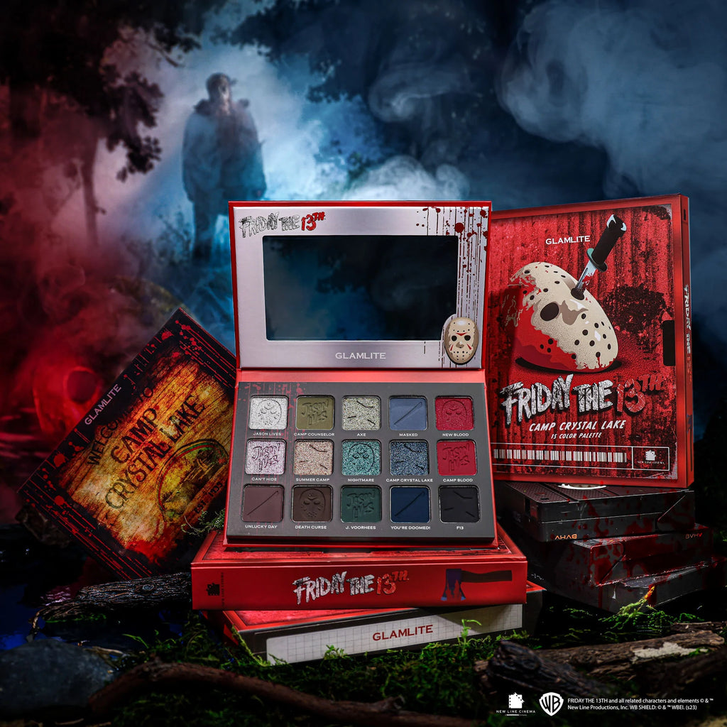 FRIDAY THE 13TH X GLAMLITE "CAMP CRYSTAL LAKE" PALETTE Glamlite