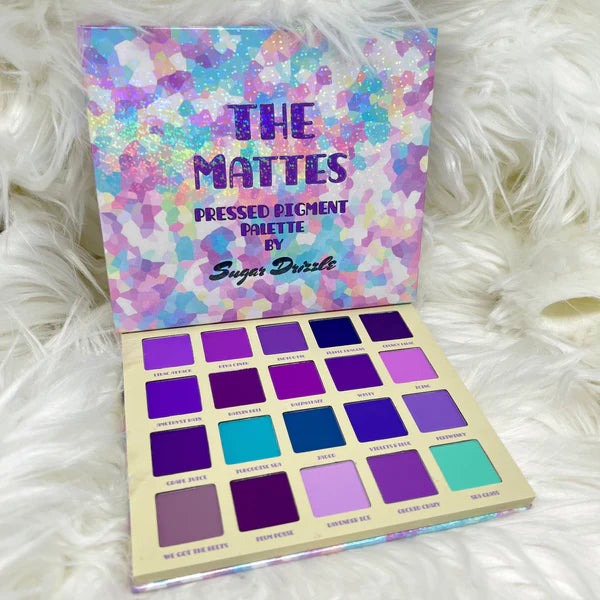 The Mattes Rainbow Purple Palette Sugar Drizzle